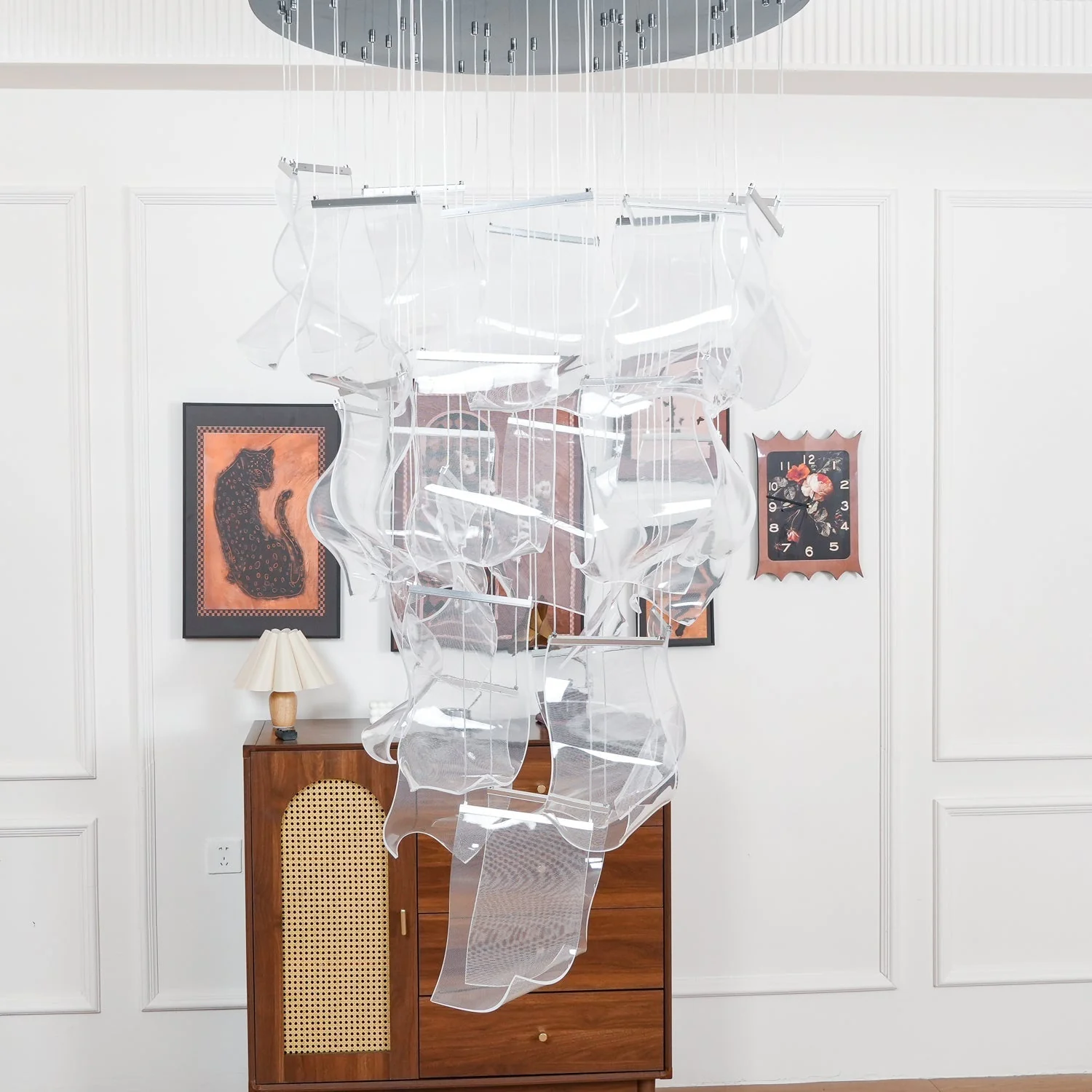 Lustra Chandelier LED Abstract Floating - Image 52