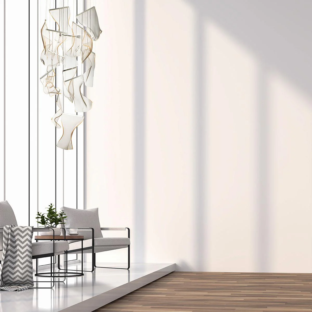 Lustra Chandelier LED Abstract Floating - Image 56