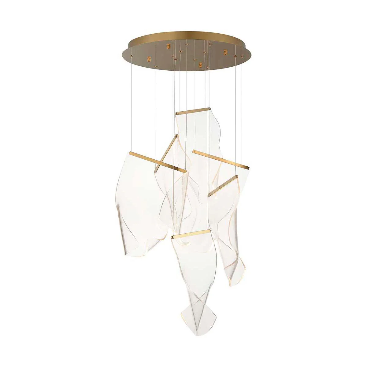 Lustra Chandelier LED Abstract Floating - Image 7