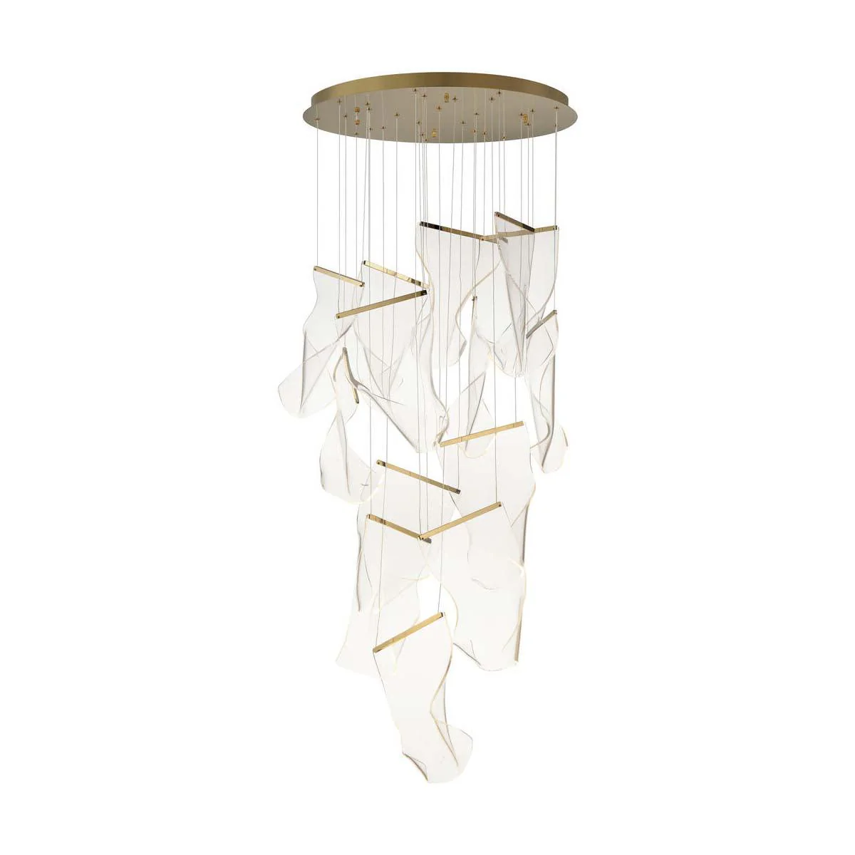 Lustra Chandelier LED Abstract Floating - Image 9