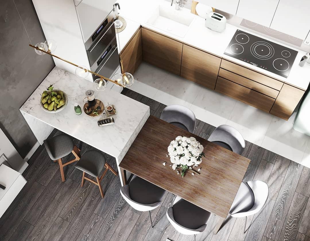 Lustra Chandelier Glass with Black Steel Linear - Image 18