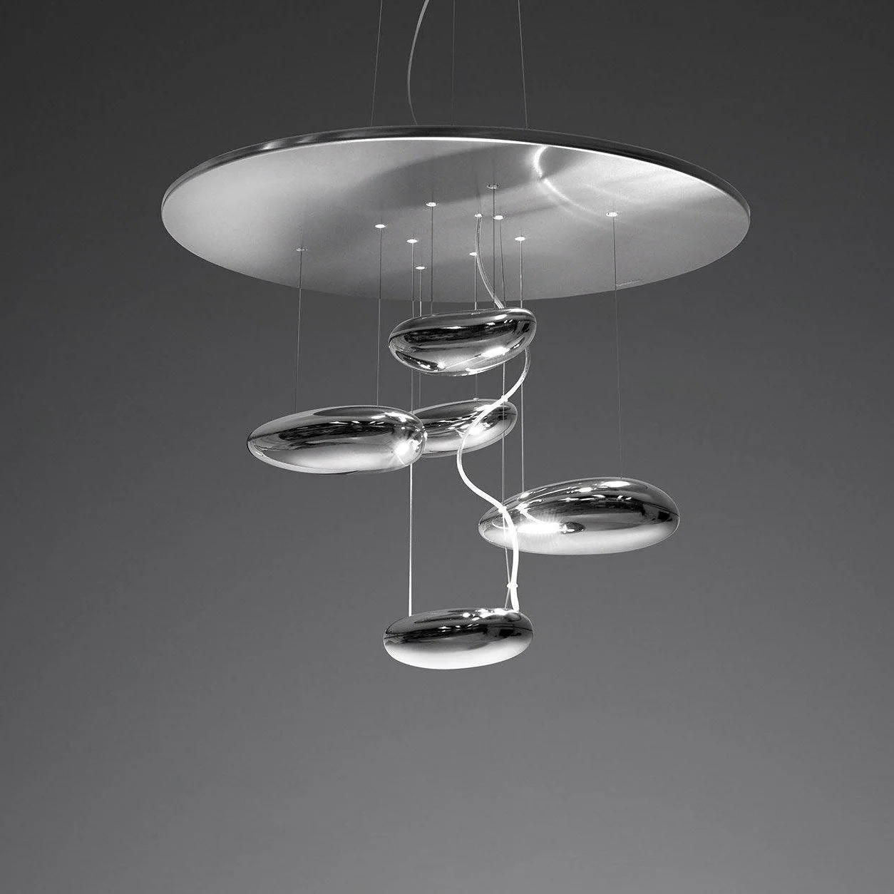 Lustra Chandelier Aluminum Sculptural - Image 104