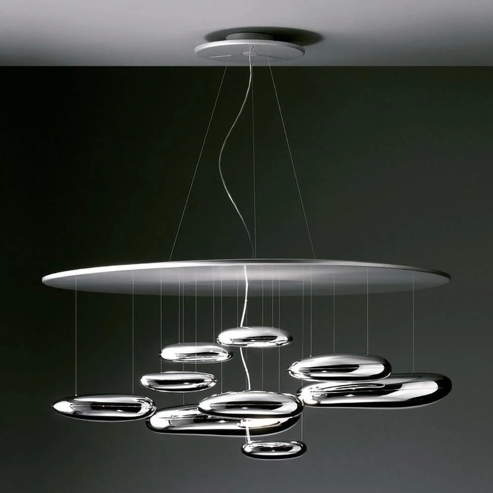 Lustra Chandelier Aluminum Sculptural - Image 106