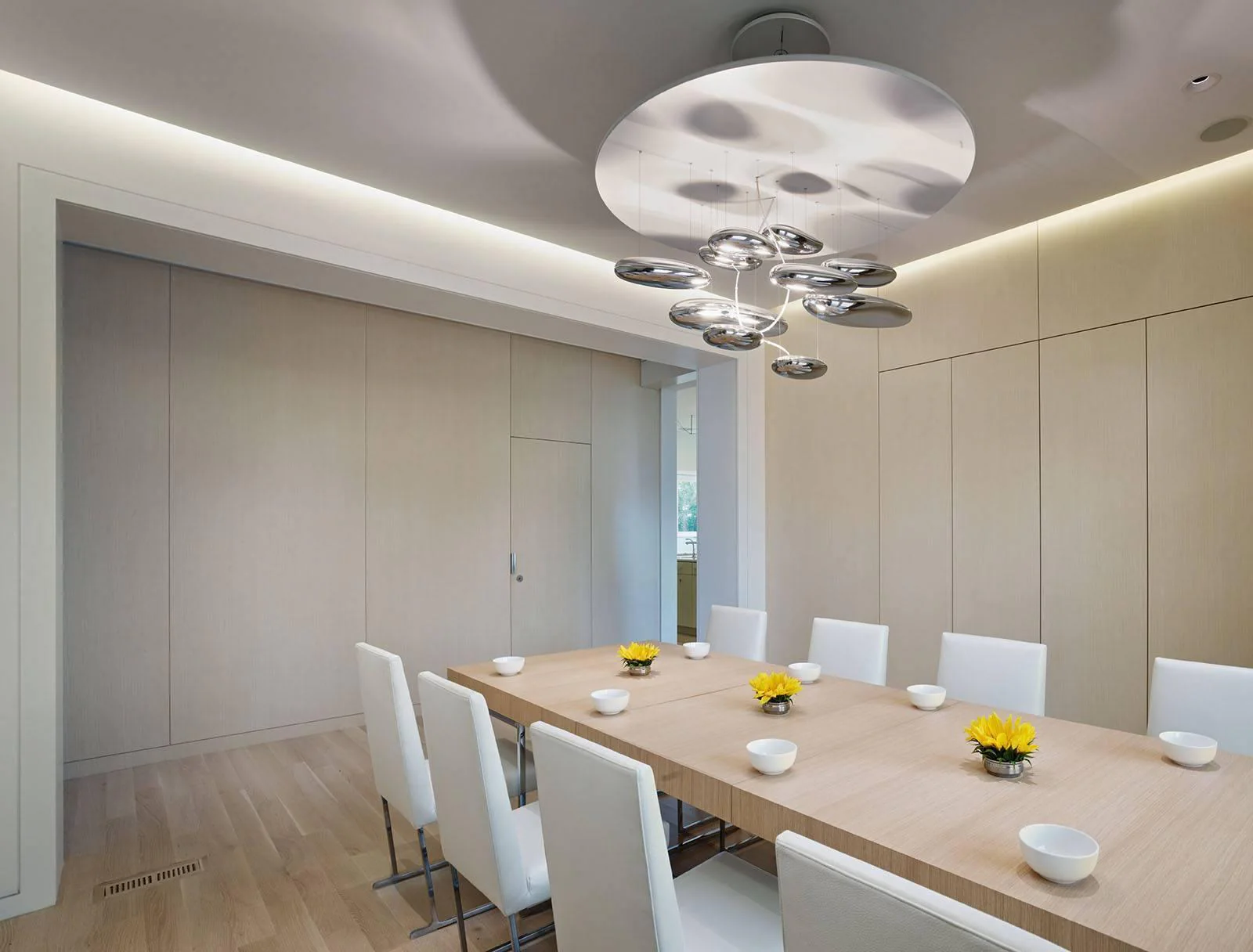 Lustra Chandelier Aluminum Sculptural - Image 40