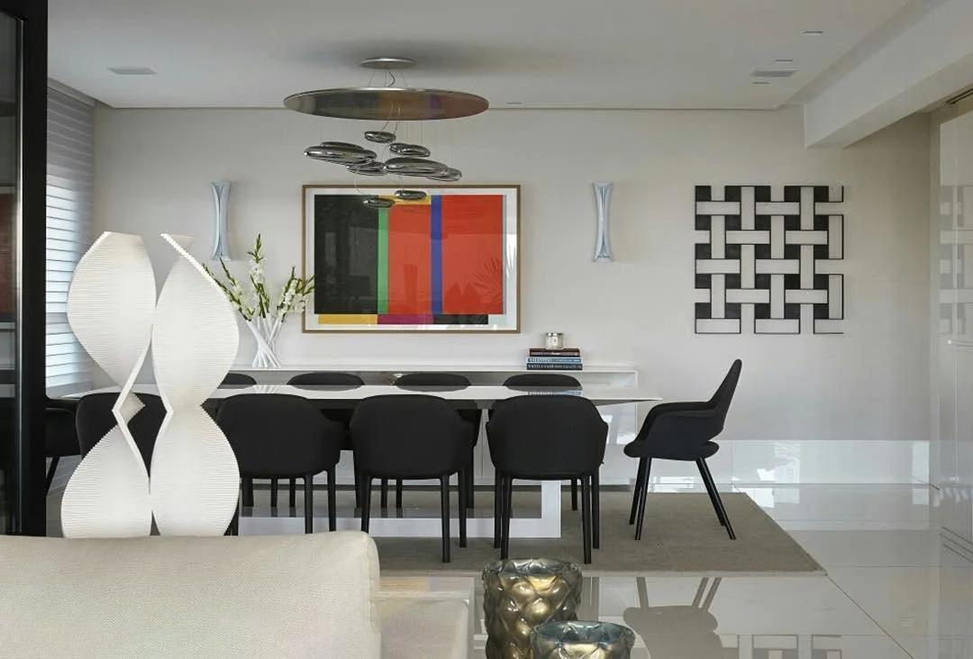 Lustra Chandelier Aluminum Sculptural - Image 66