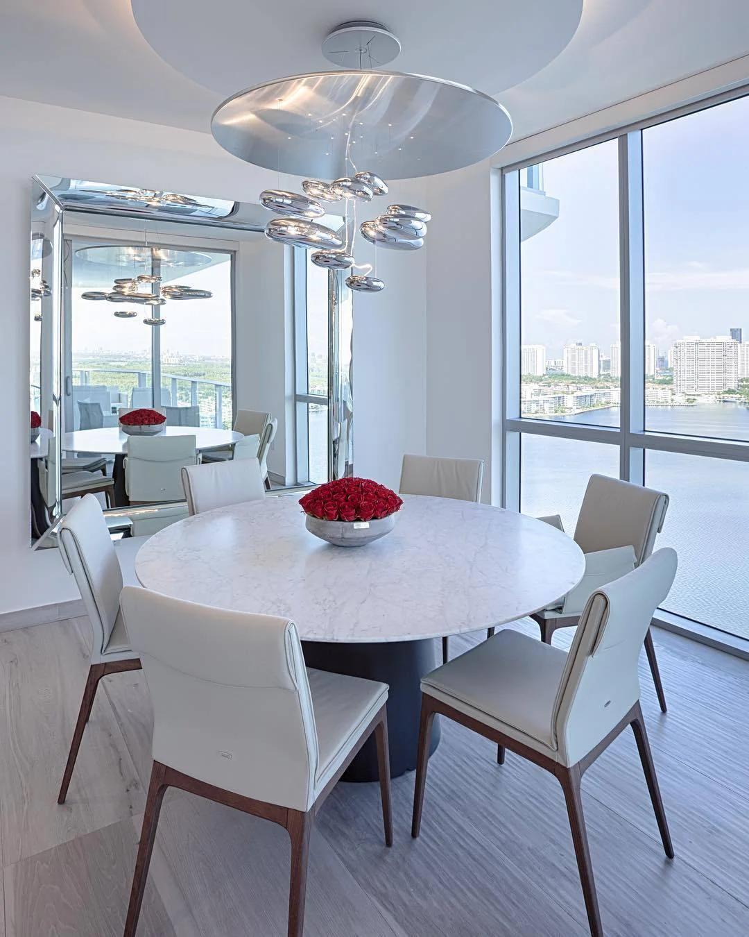 Lustra Chandelier Aluminum Sculptural - Image 73