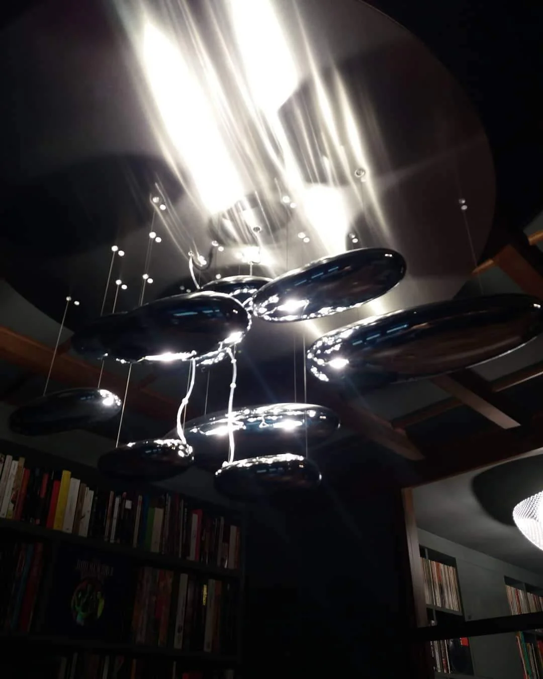 Lustra Chandelier Aluminum Sculptural - Image 76