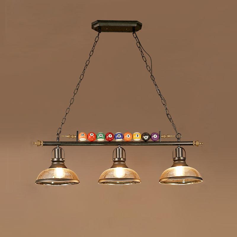 Lustra Chandelier Billiard Ball Black Glass Modern - Image 13