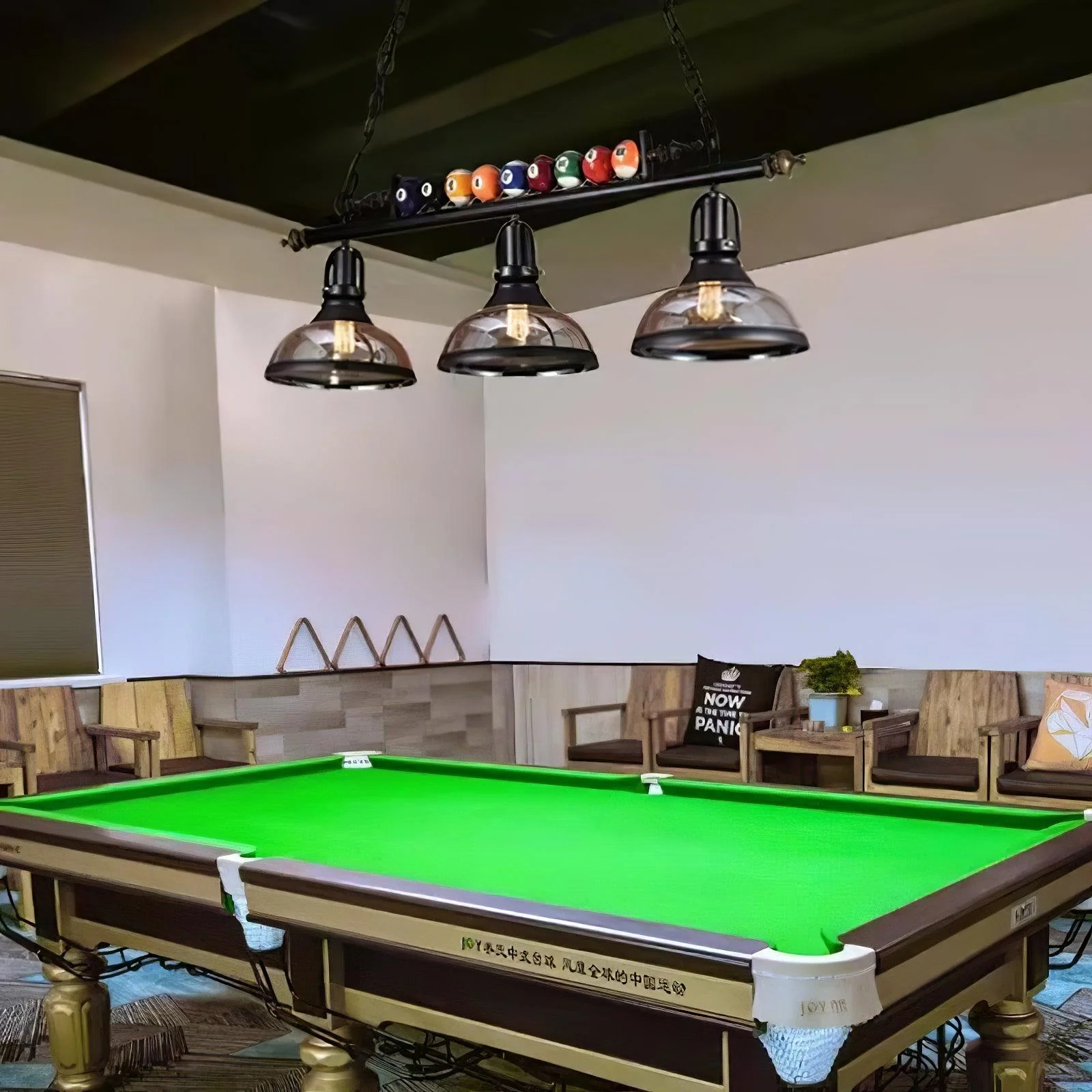 Lustra Chandelier Billiard Ball Black Glass Modern - Image 14