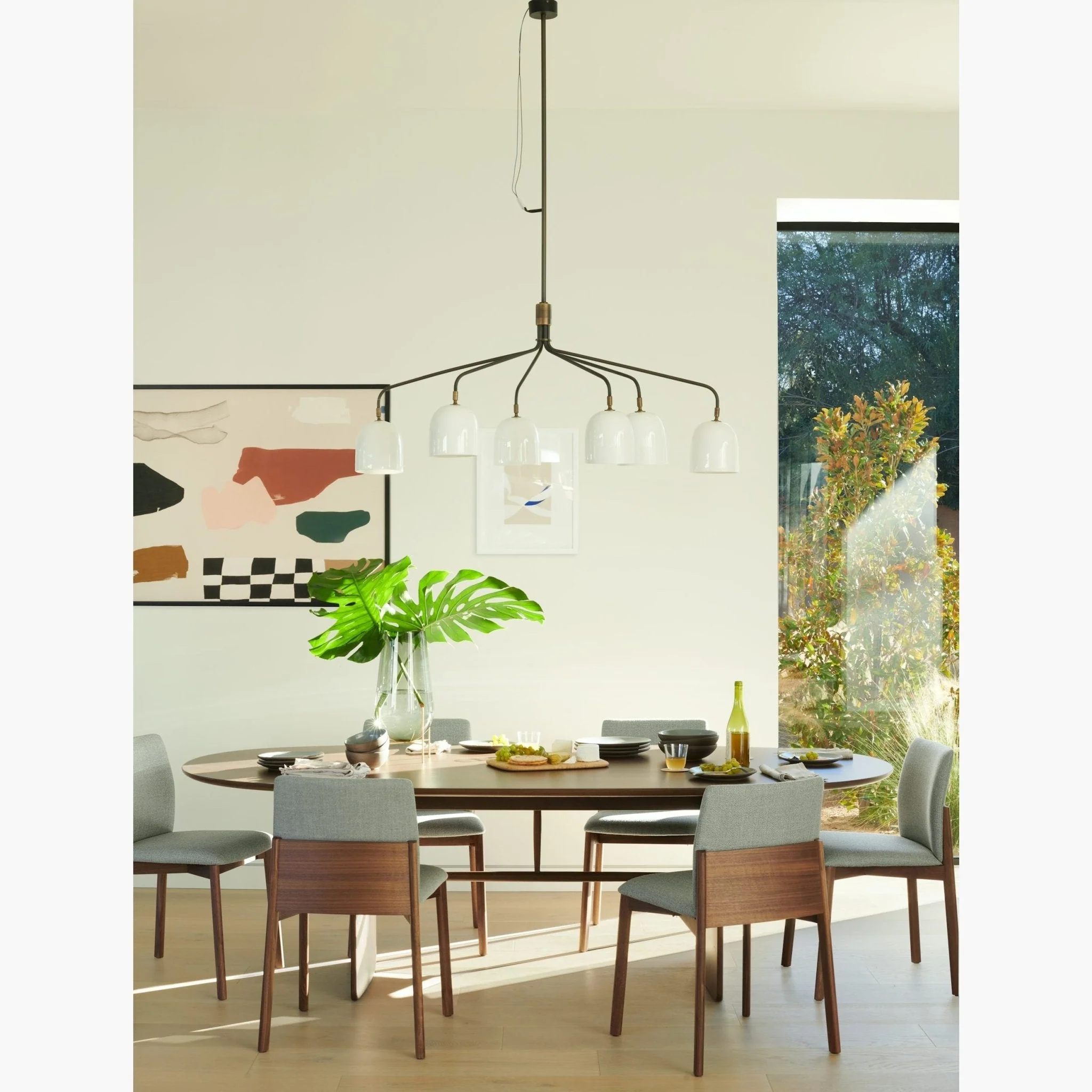 Lustra Chandelier Black Brass Industrial - Image 38