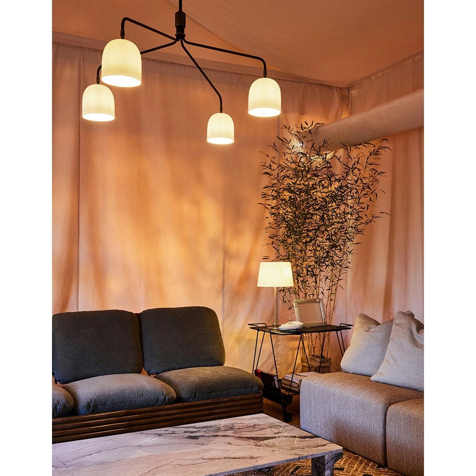 Lustra Chandelier Black Brass Industrial - Image 39