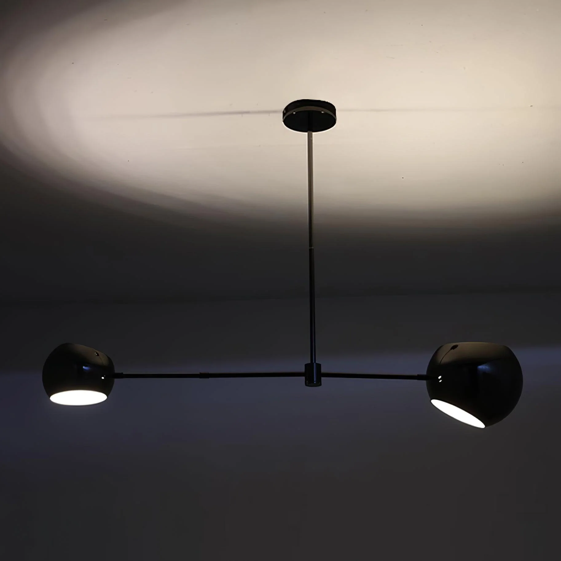 Lustra Chandelier Black Glass Acaba Elegant - Image 2