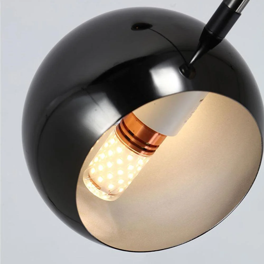Lustra Chandelier Black Glass Acaba Elegant - Image 33
