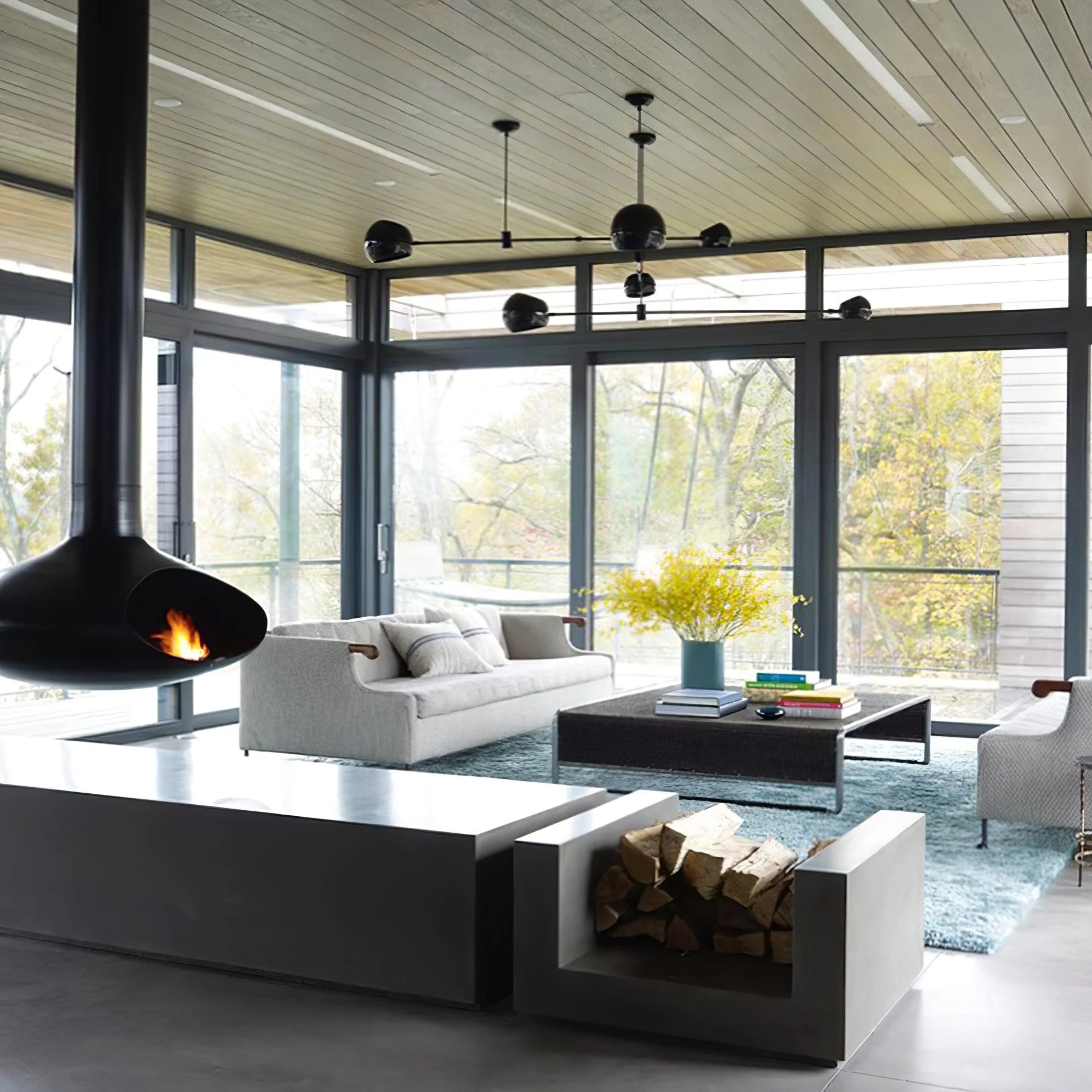 Lustra Chandelier Black Glass Acaba Elegant - Image 37