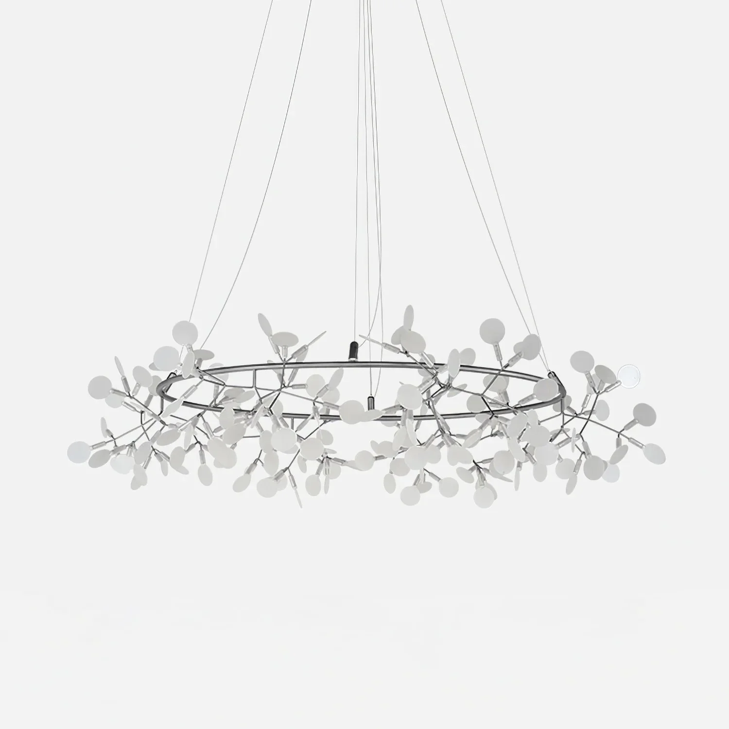 Lustra Chandelier Black Ring Firefly Branch - Image 9