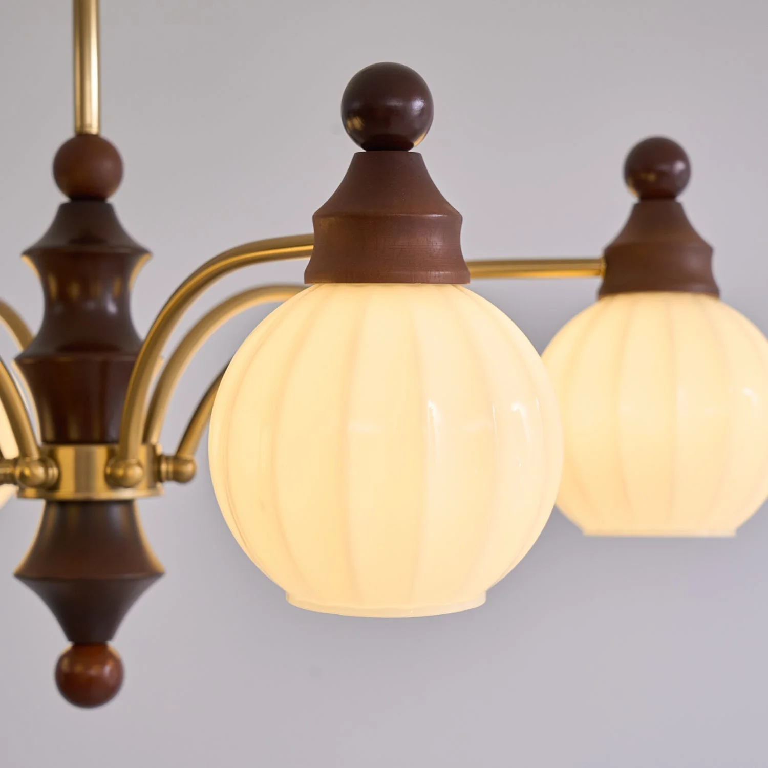 Lustra Chandelier Blossom with Glass Shades - Image 19