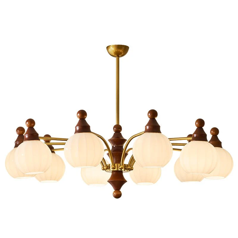 Lustra Chandelier Blossom with Glass Shades - Image 2