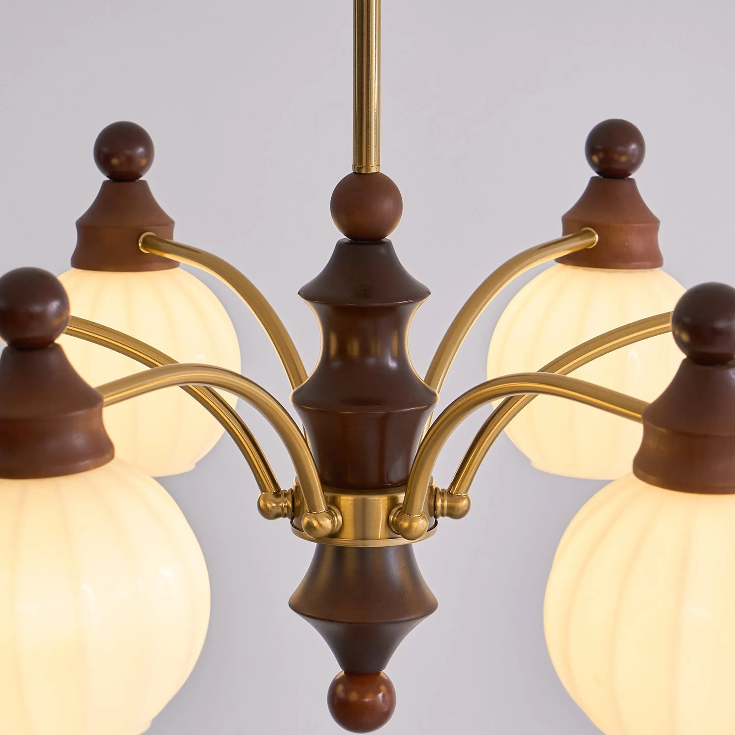Lustra Chandelier Blossom with Glass Shades - Image 20