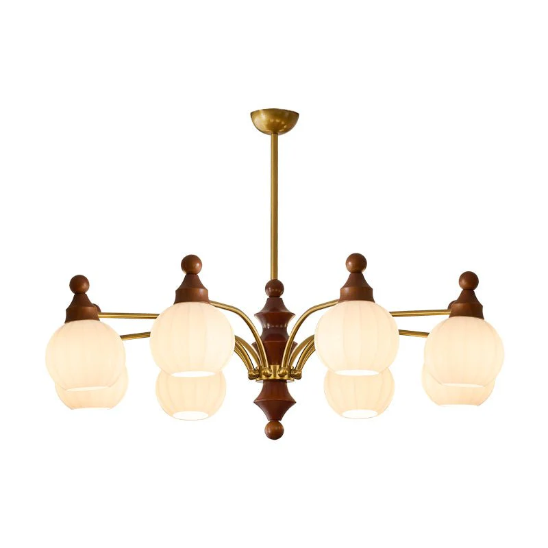 Lustra Chandelier Blossom with Glass Shades - Image 32