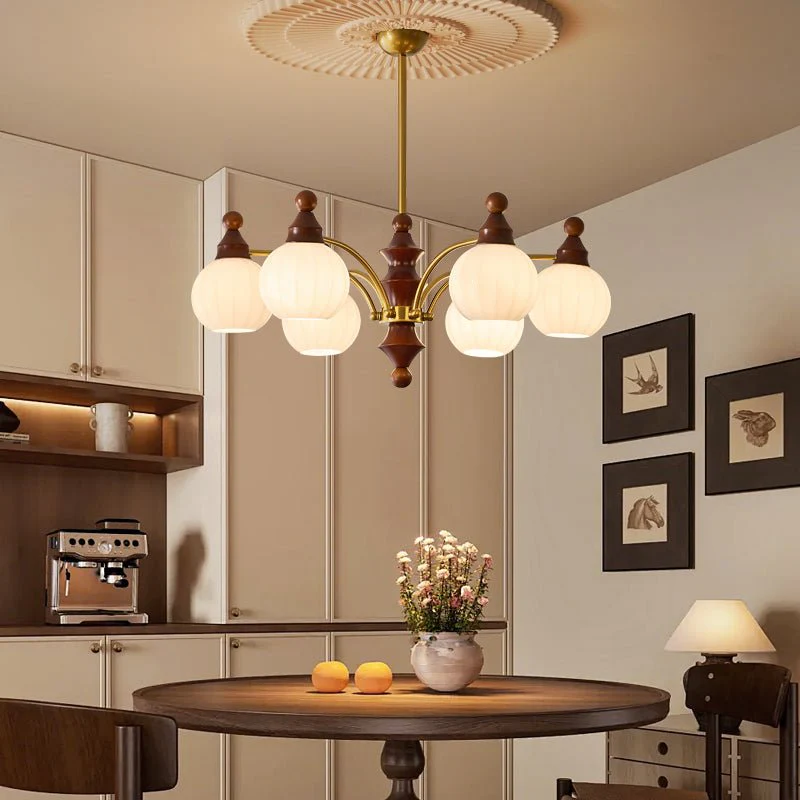 Lustra Chandelier Blossom with Glass Shades - Image 35