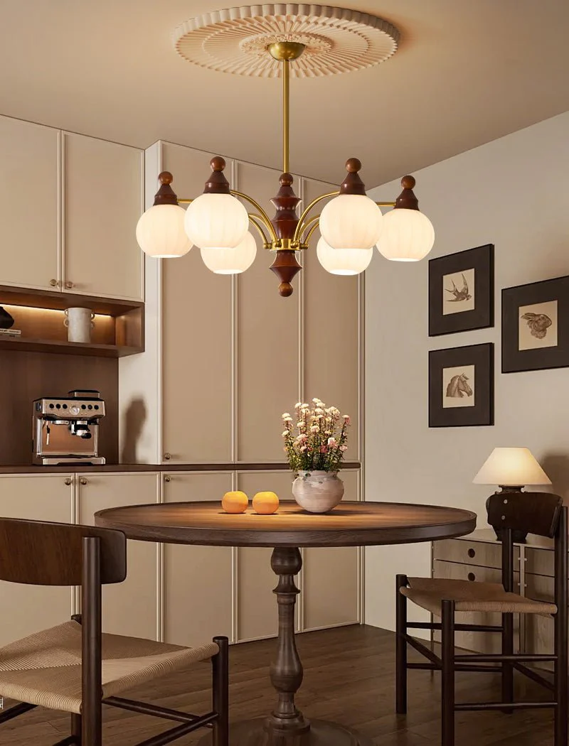 Lustra Chandelier Blossom with Glass Shades - Image 40