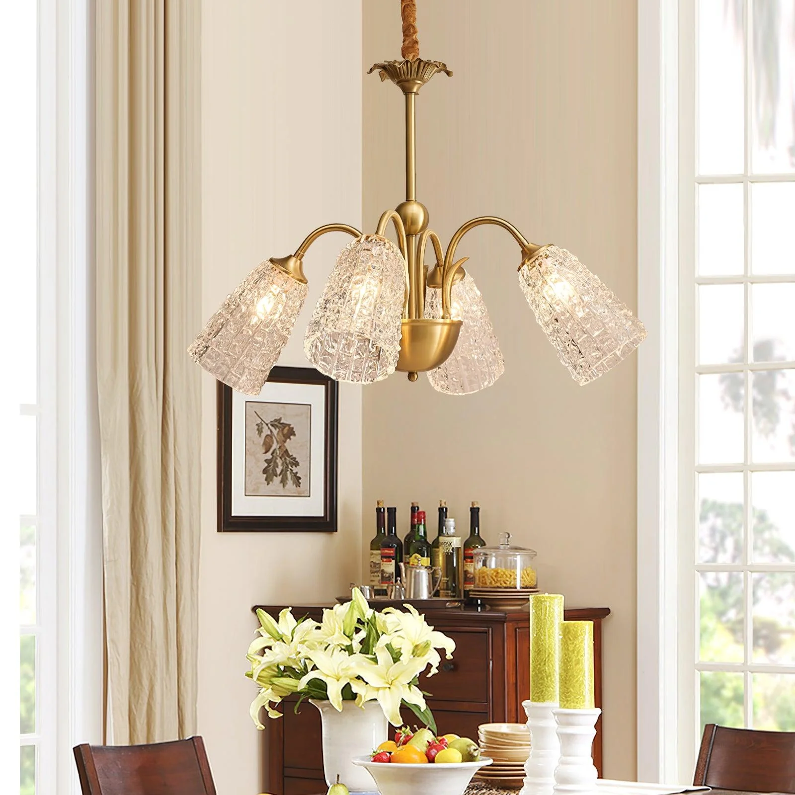 Lustra Chandelier Bold Illumination Elegant - Image 15