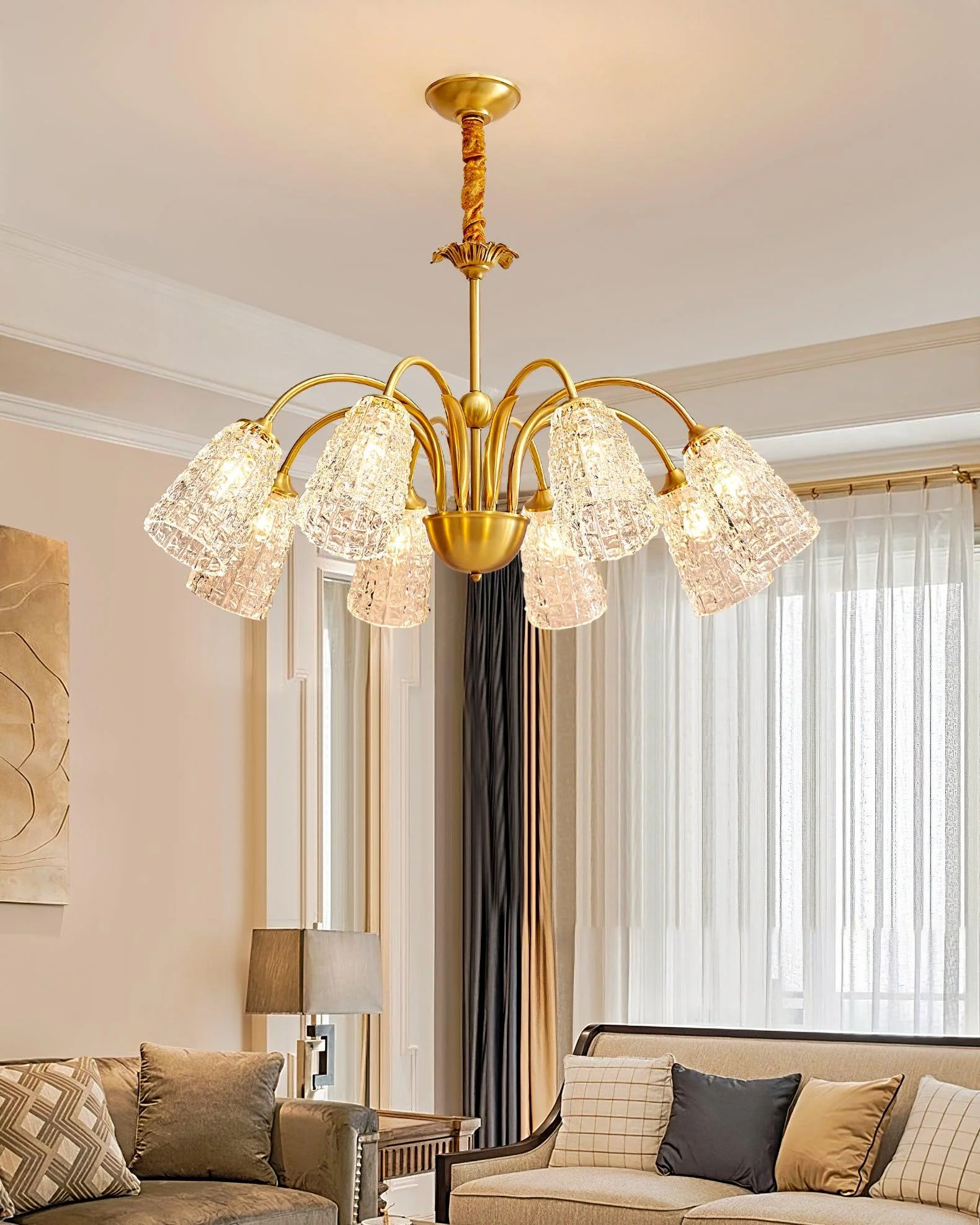 Lustra Chandelier Bold Illumination Elegant - Image 18