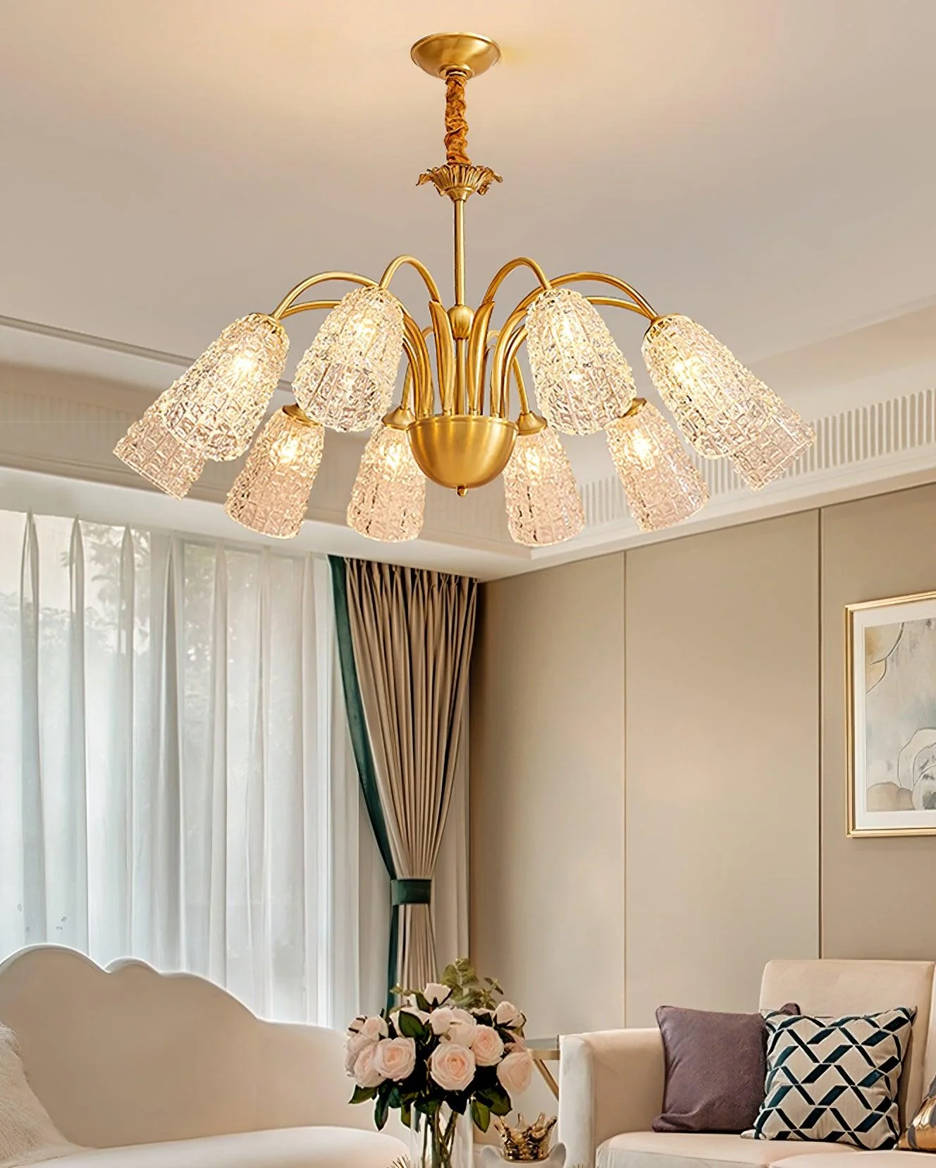 Lustra Chandelier Bold Illumination Elegant - Image 27