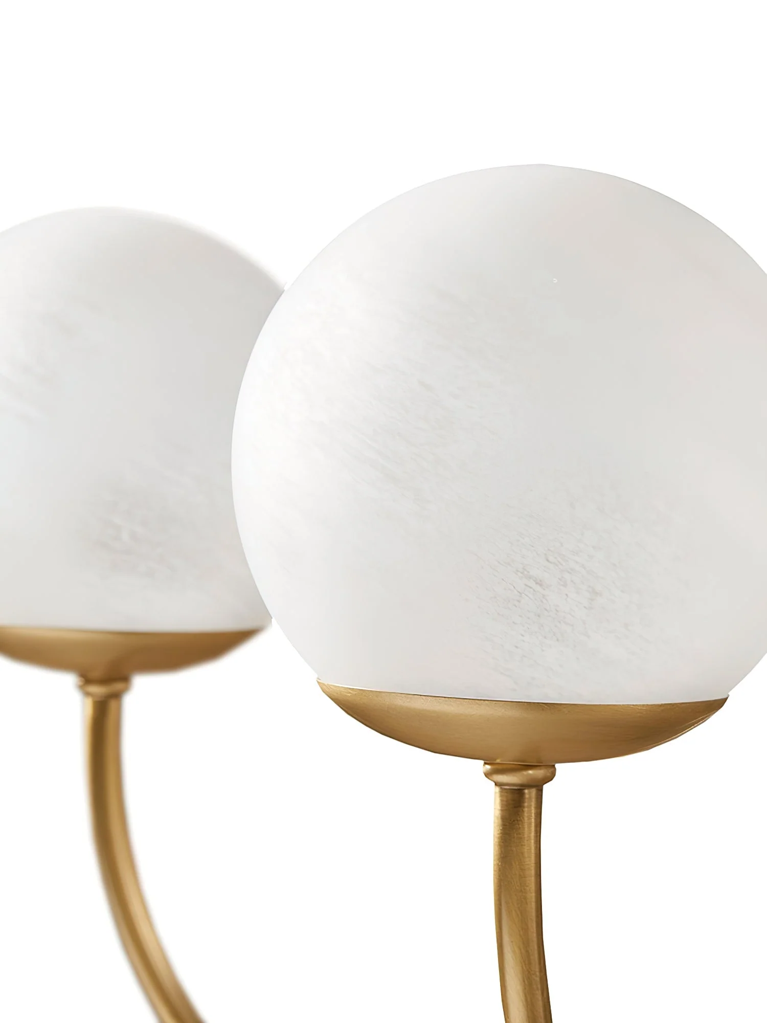 Lustra Chandelier Brass Globe Orillia Elegant - Image 10