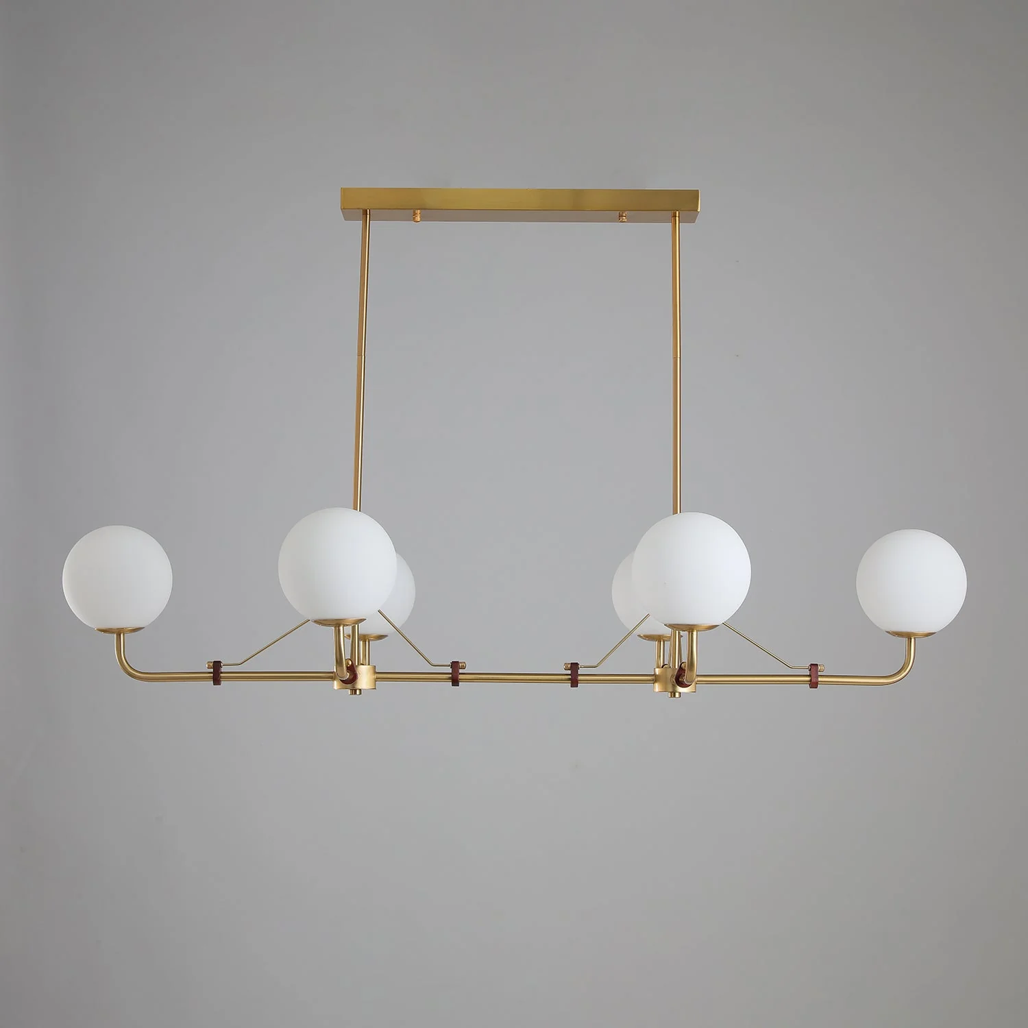 Lustra Chandelier Brass Globe Savanna Elegant - Image 24