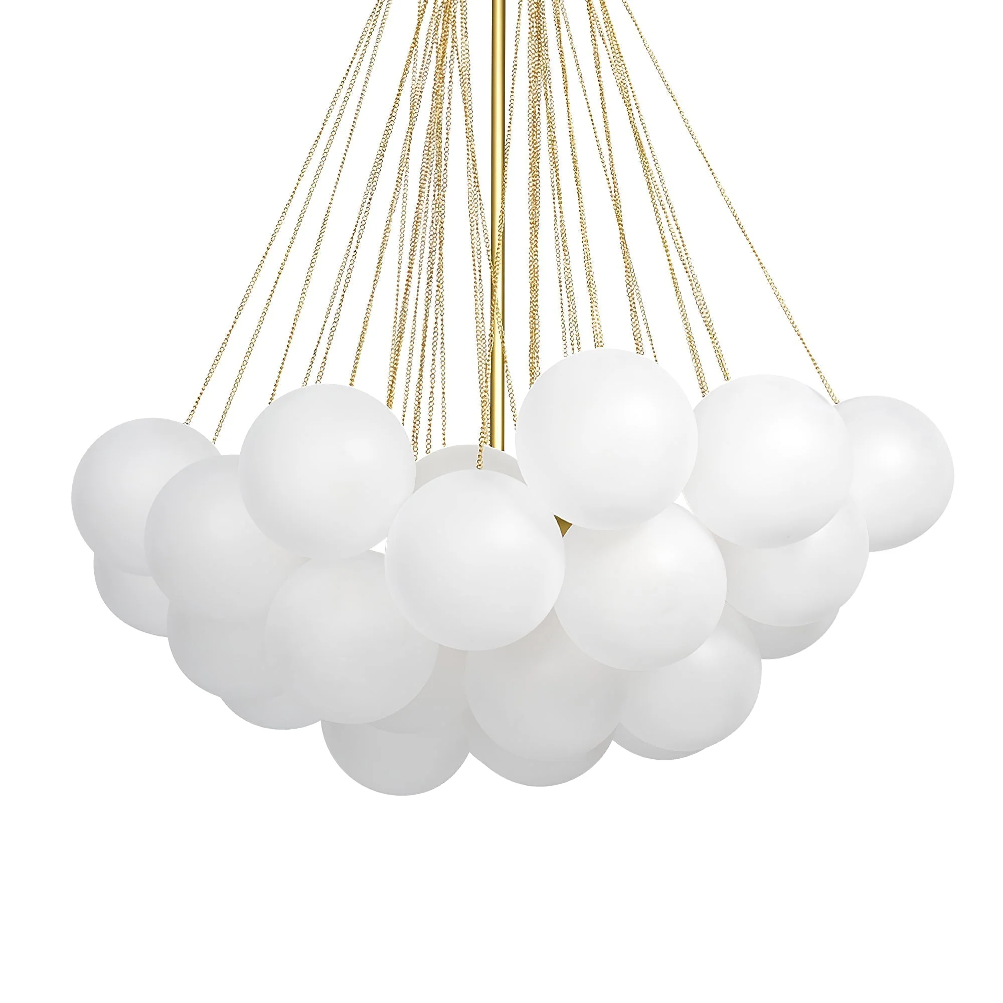 Lustra Chandelier Bubble Frosted Glass - Image 126