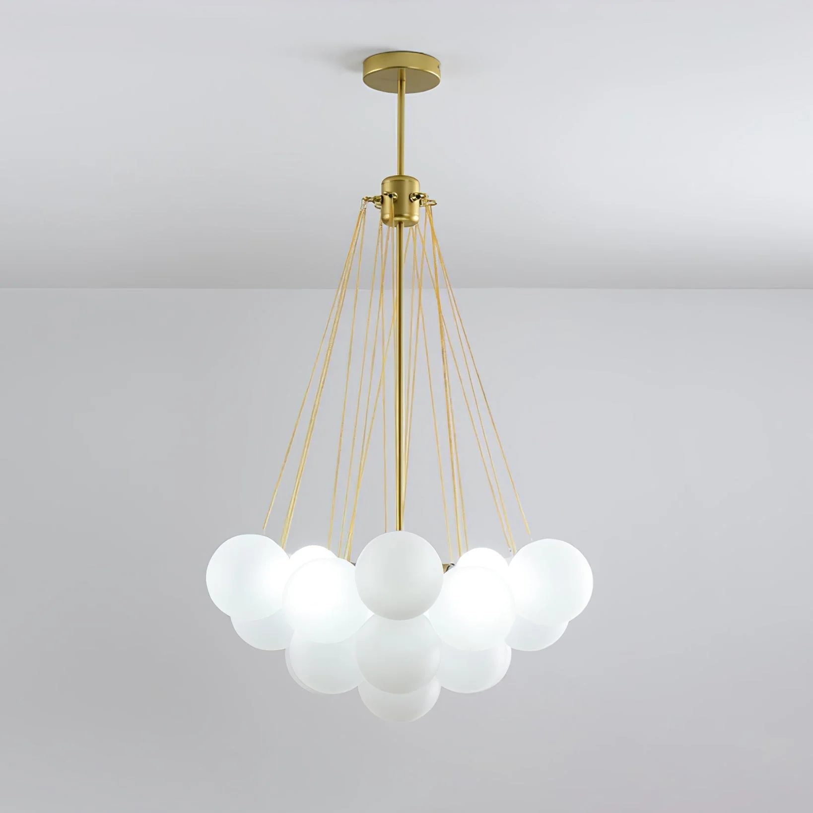 Lustra Chandelier Bubble Frosted Glass - Image 165