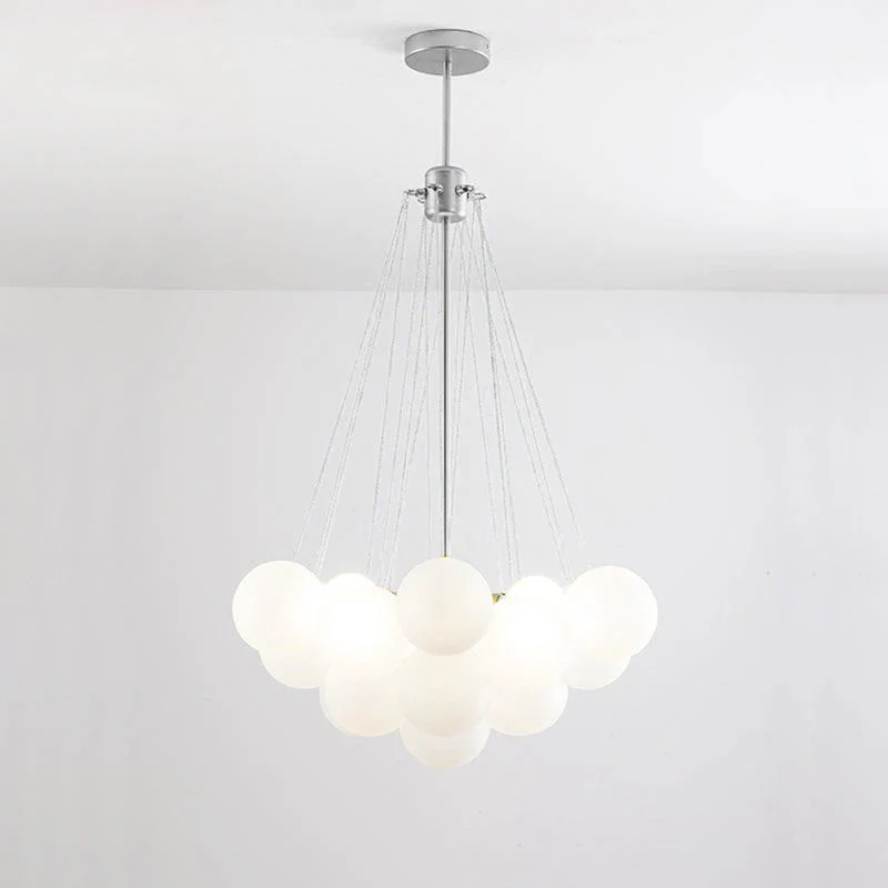 Lustra Chandelier Bubble Frosted Glass - Image 183