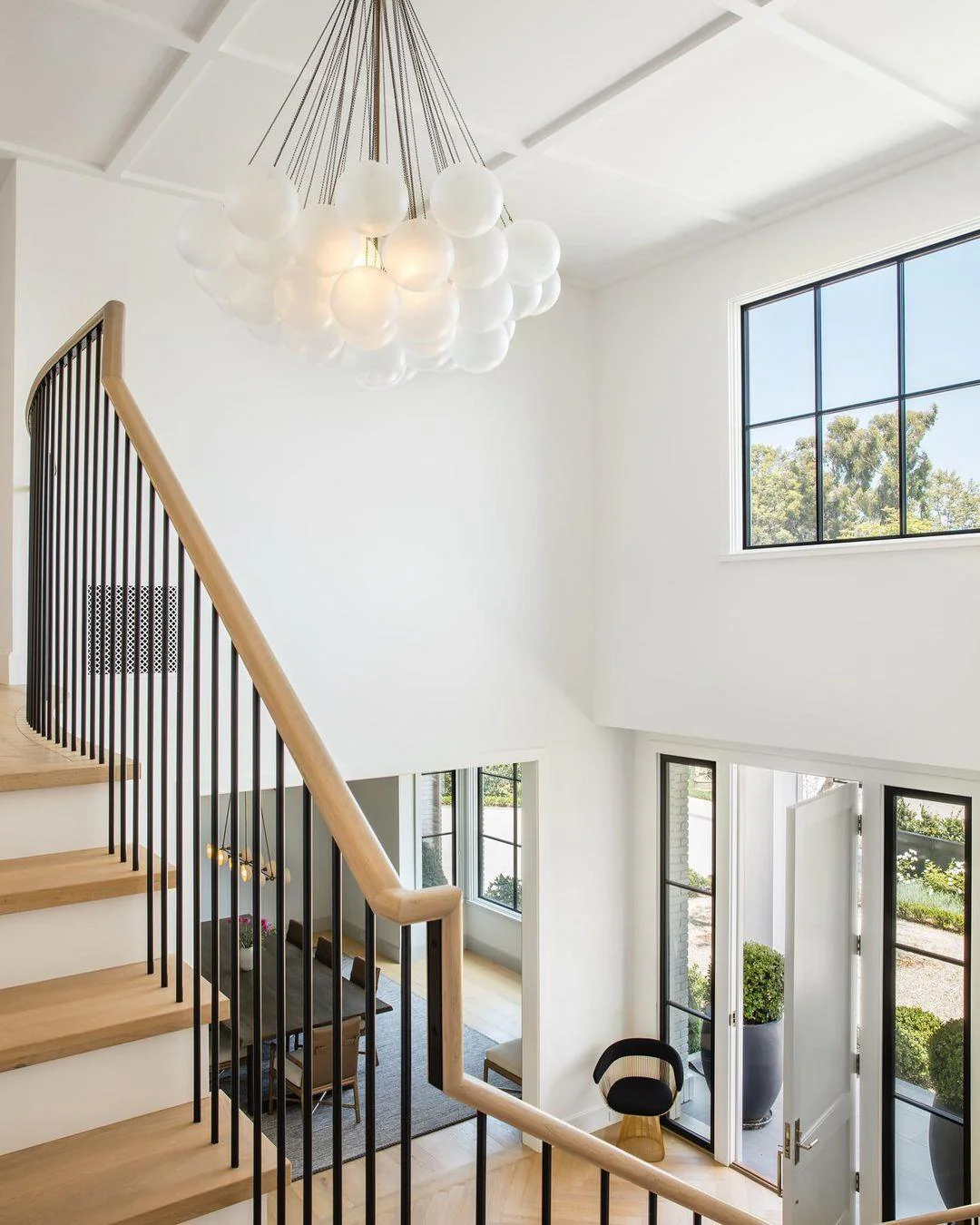 Lustra Chandelier Bubble Frosted Glass - Image 26