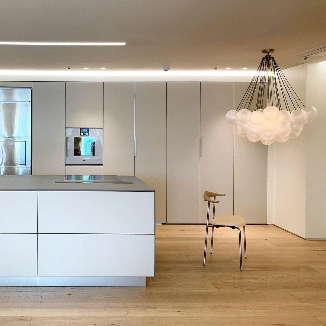 Lustra Chandelier Bubble Frosted Glass - Image 27
