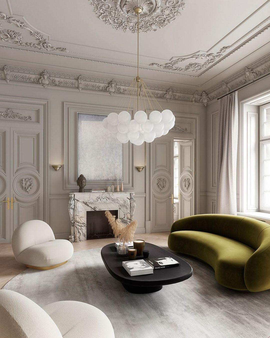 Lustra Chandelier Bubble Frosted Glass - Image 80