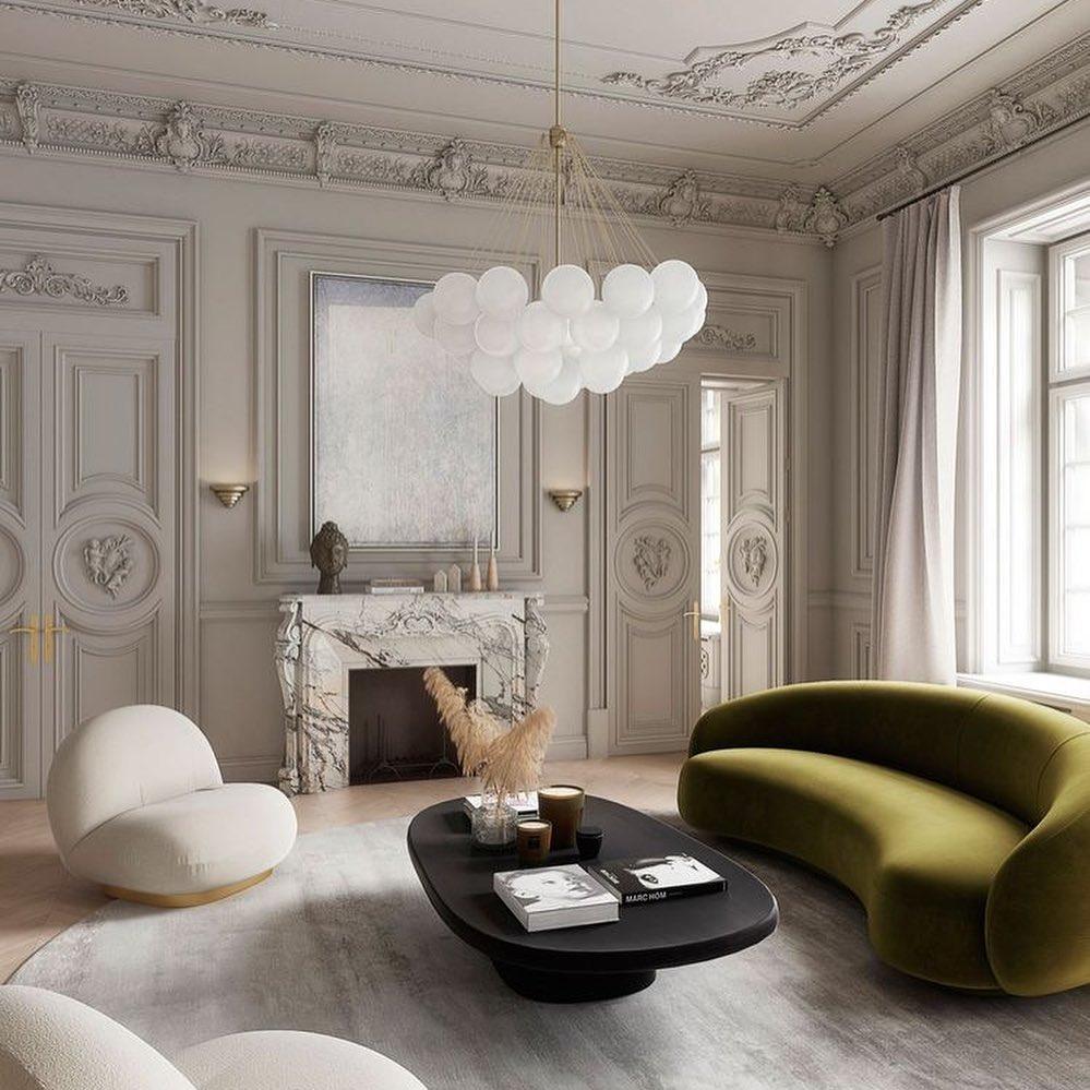 Lustra Chandelier Bubble Frosted Glass - Image 97