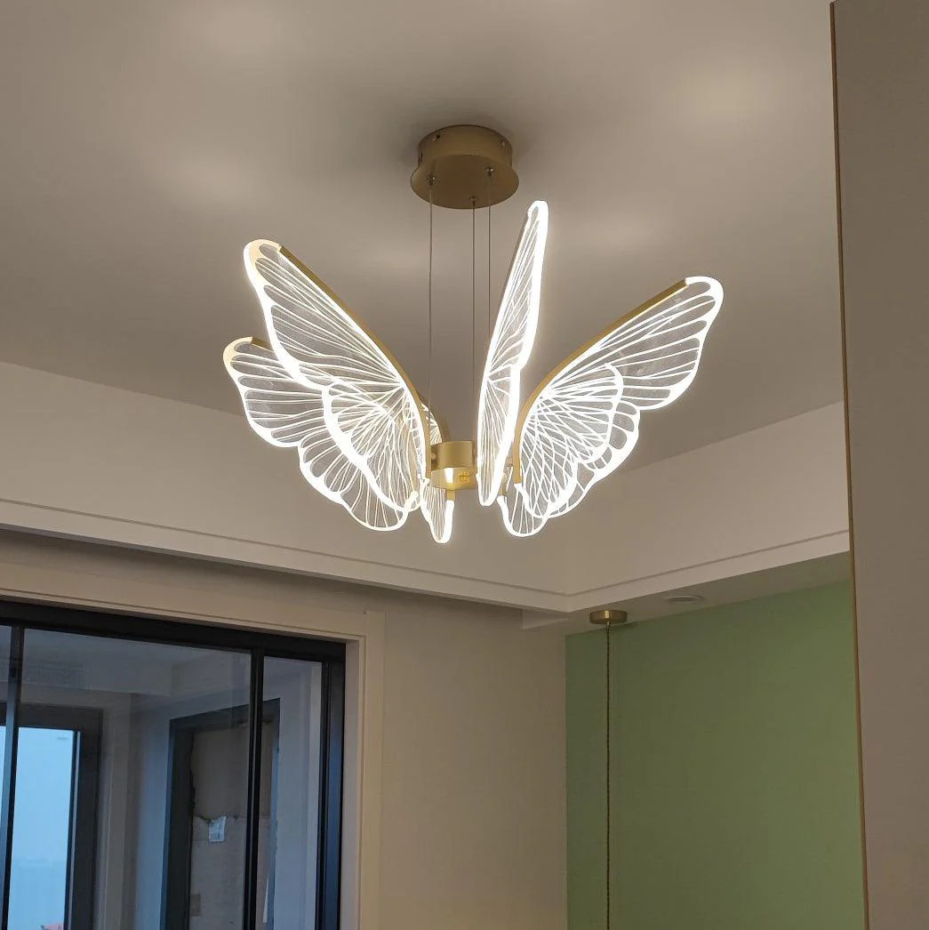 Lustra Chandelier Butterfly Wing Crystal - Image 15