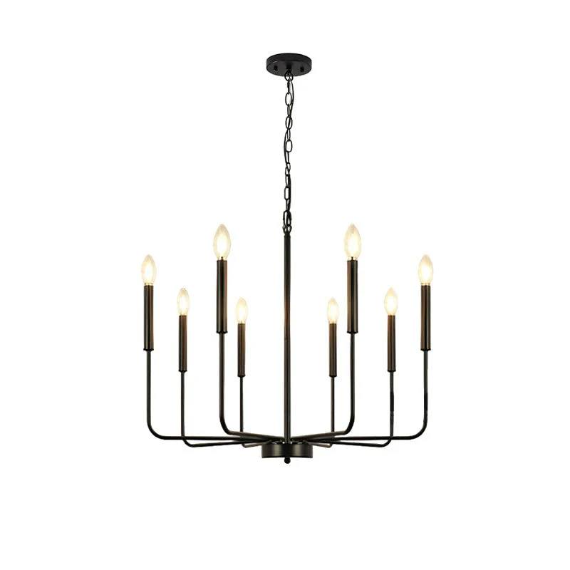 Lustra Chandelier Candle Arm Modern - Image 15