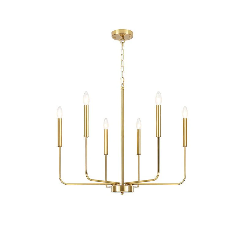 Lustra Chandelier Candle Arm Modern - Image 7