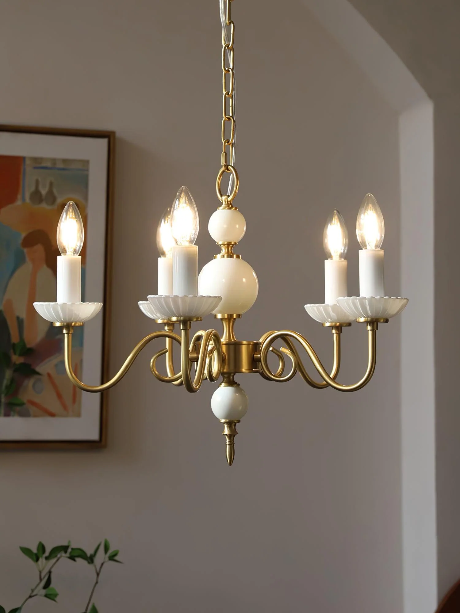 Lustra Chandelier Carlita Gold Modern - Image 10