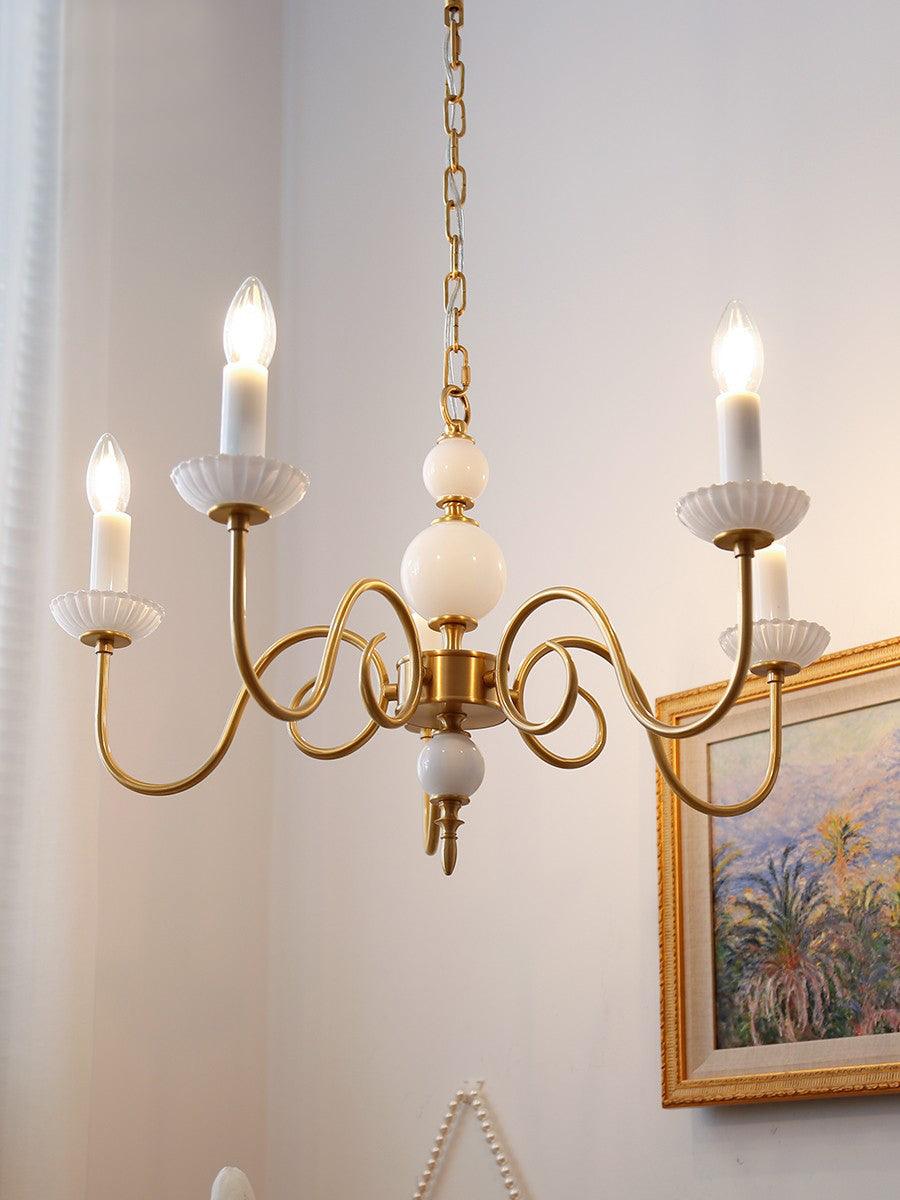 Lustra Chandelier Carlita Gold Modern - Image 11