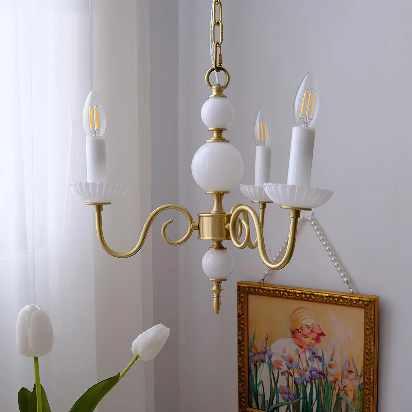 Lustra Chandelier Carlita Gold Modern - Image 12