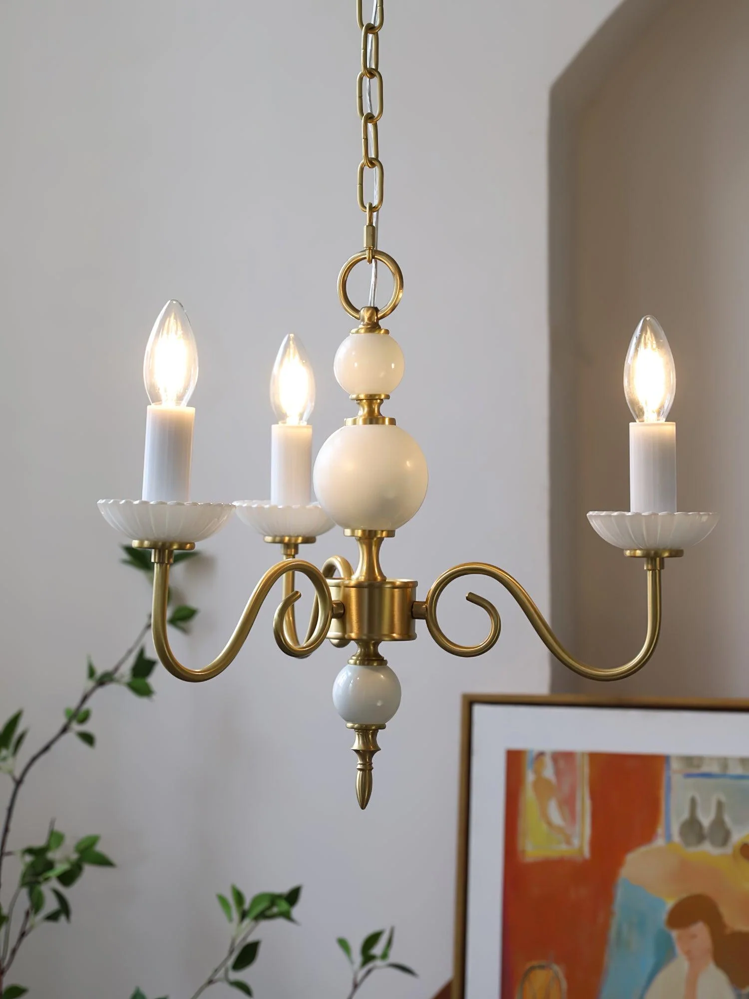 Lustra Chandelier Carlita Gold Modern - Image 13