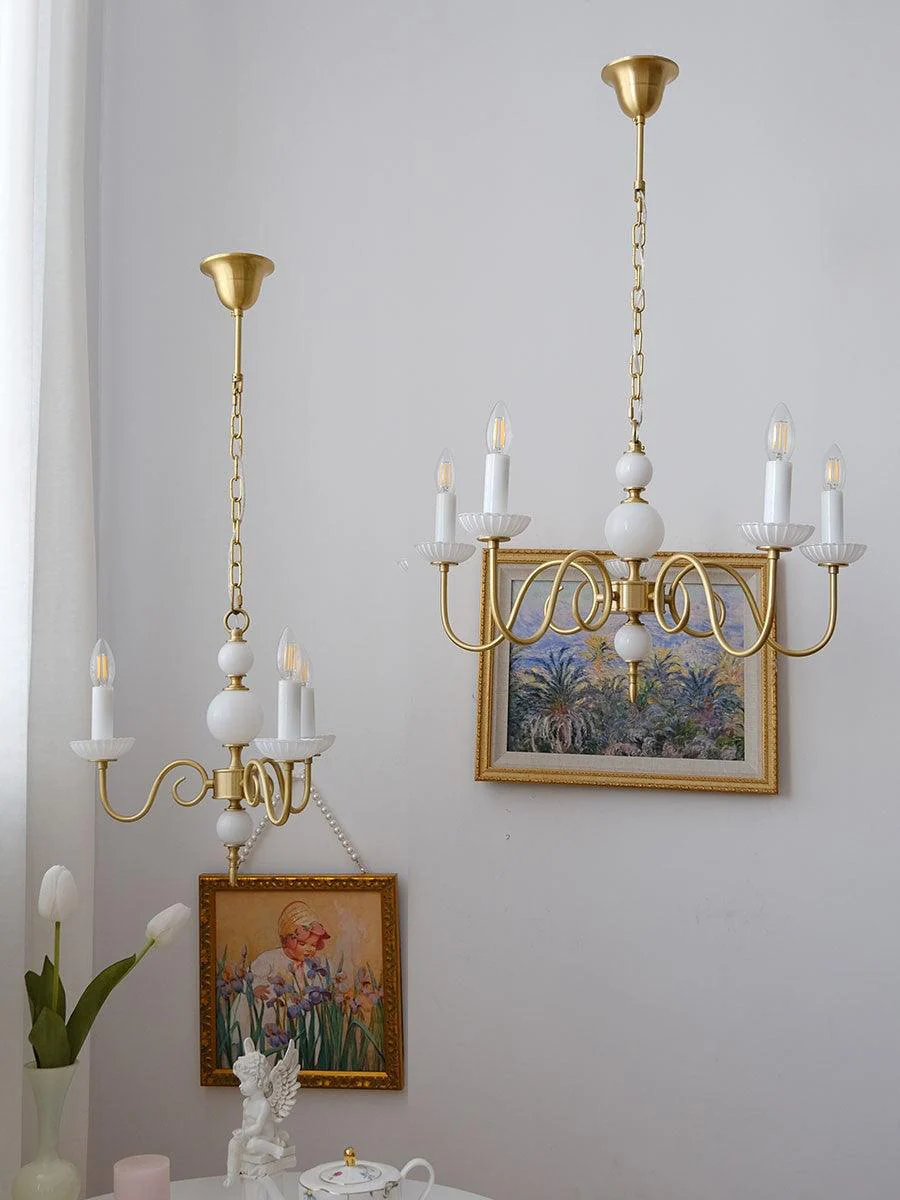 Lustra Chandelier Carlita Gold Modern - Image 2