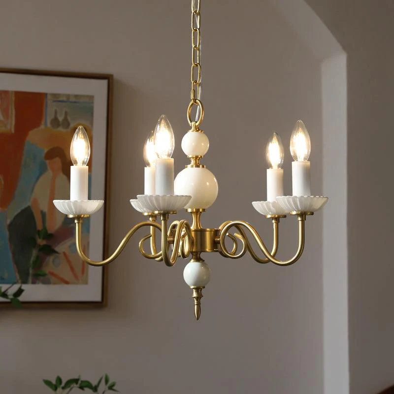 Lustra Chandelier Carlita Gold Modern - Image 29