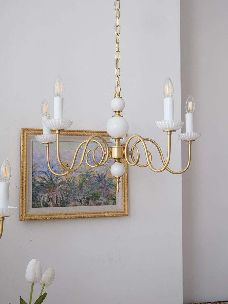 Lustra Chandelier Carlita Gold Modern - Image 3