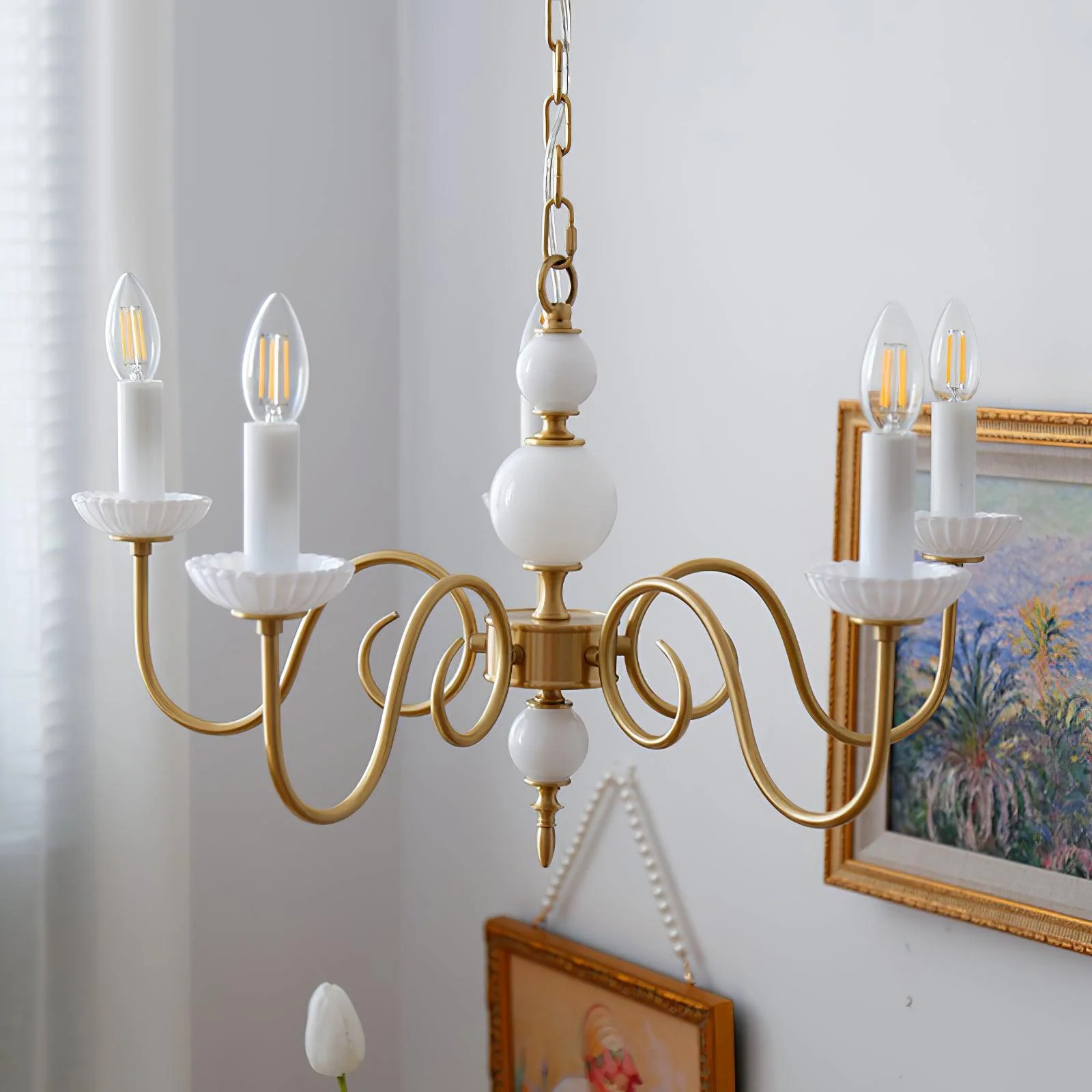 Lustra Chandelier Carlita Gold Modern - Image 35
