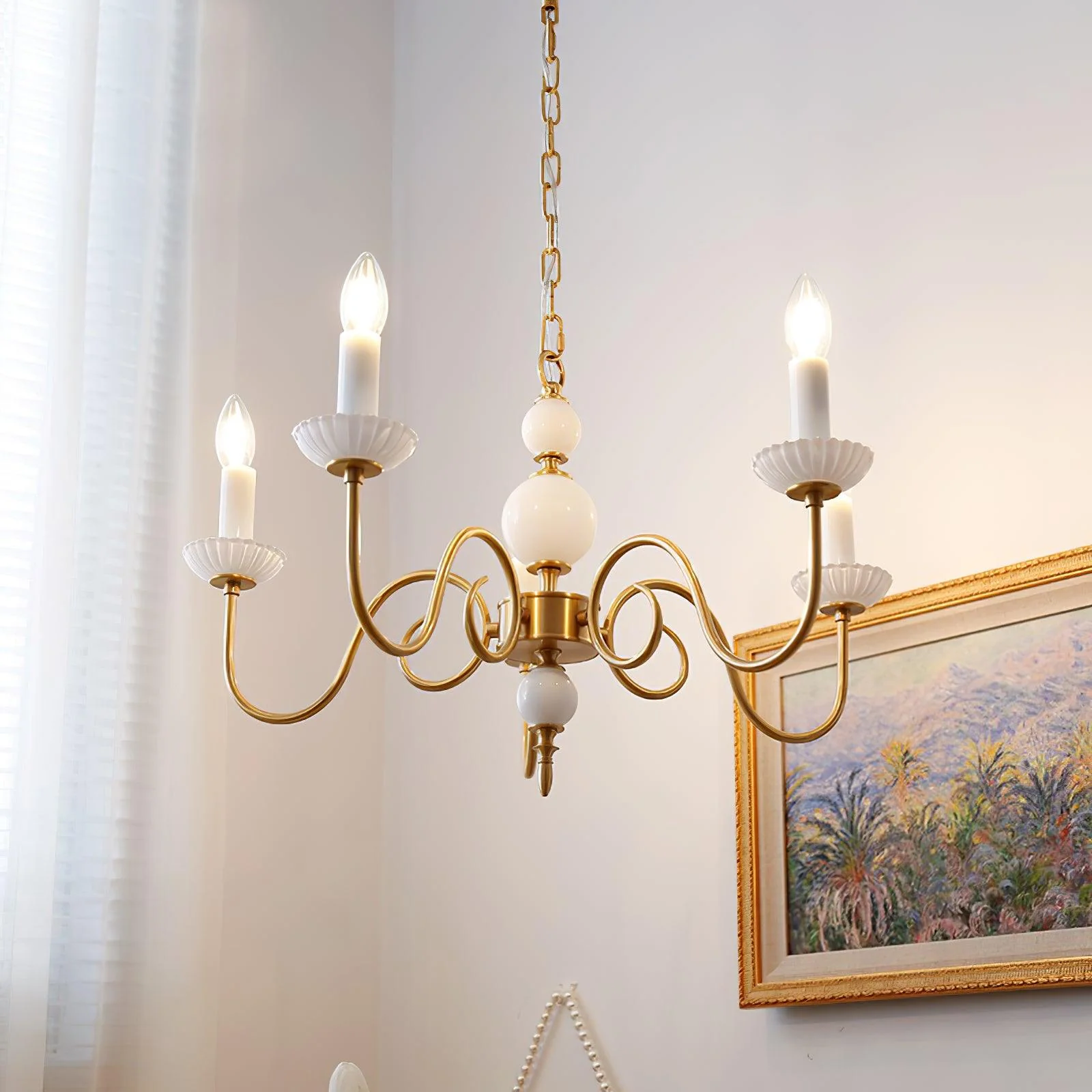 Lustra Chandelier Carlita Gold Modern - Image 36