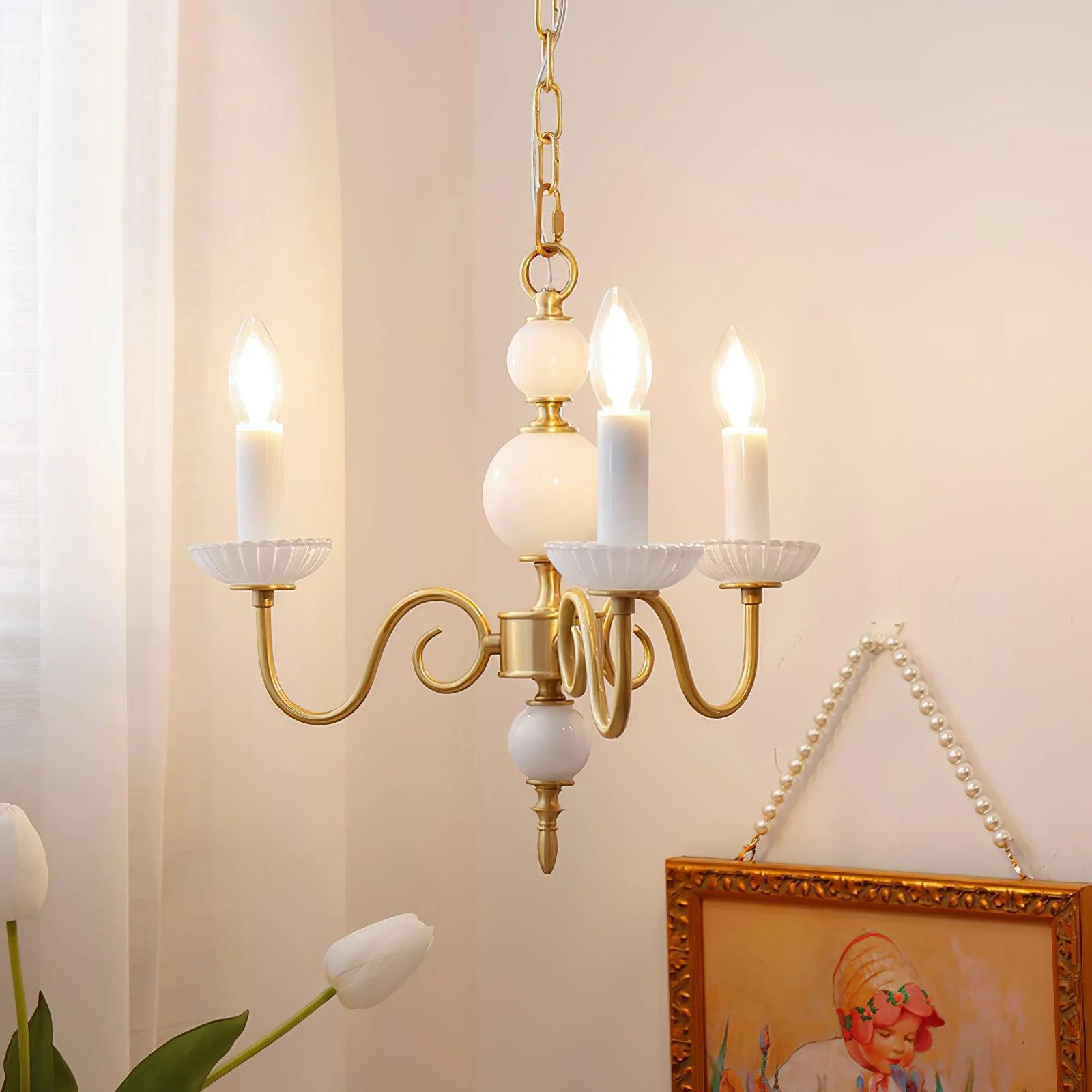 Lustra Chandelier Carlita Gold Modern - Image 37